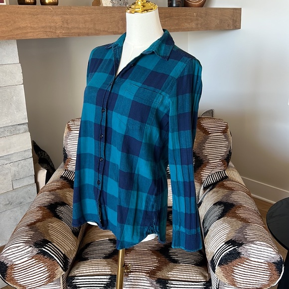 J. Crew Buffalo Check Button Down Shirt - Picture 3 of 8